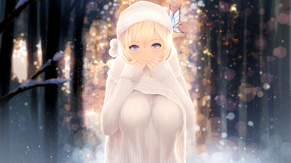 Обои на рабочий стол Sena Kashiwazaki / Сэна Касивадзаки из аниме Boku wa Tomodachi ga Sukunai / У меня мало друзей, by daytonchambers