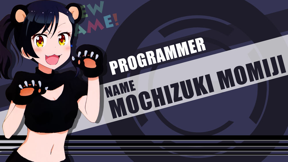 Обои для рабочего стола Tsubame Narumi / Цубамэ Наруми из аниме New Game!/Новая игра! 2, by FiRaFi