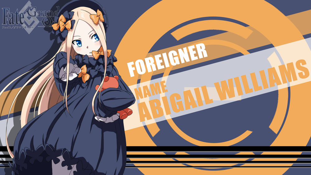Обои для рабочего стола Abigail Williams / Эбигейл Уильямс из игры Fate / Grand Order, by FiRaFi