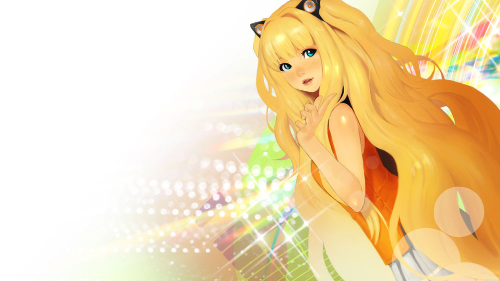 Обои для рабочего стола Vocaloid SeeU / Вокалоид Сию, by totoro888