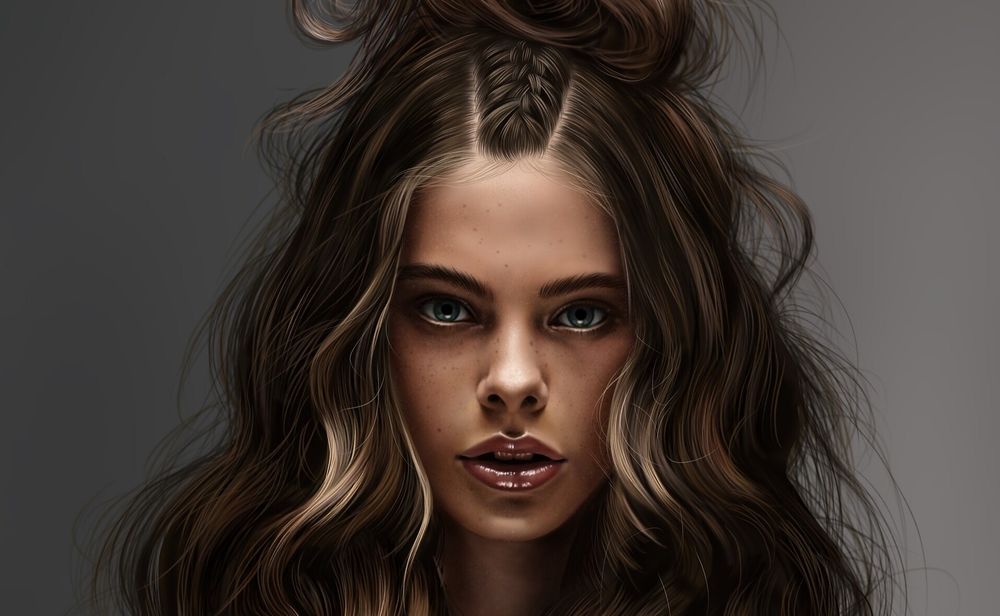 Обои для рабочего стола Модель Meika Woollard / Мэйка Вулард, by Jinsung Lim