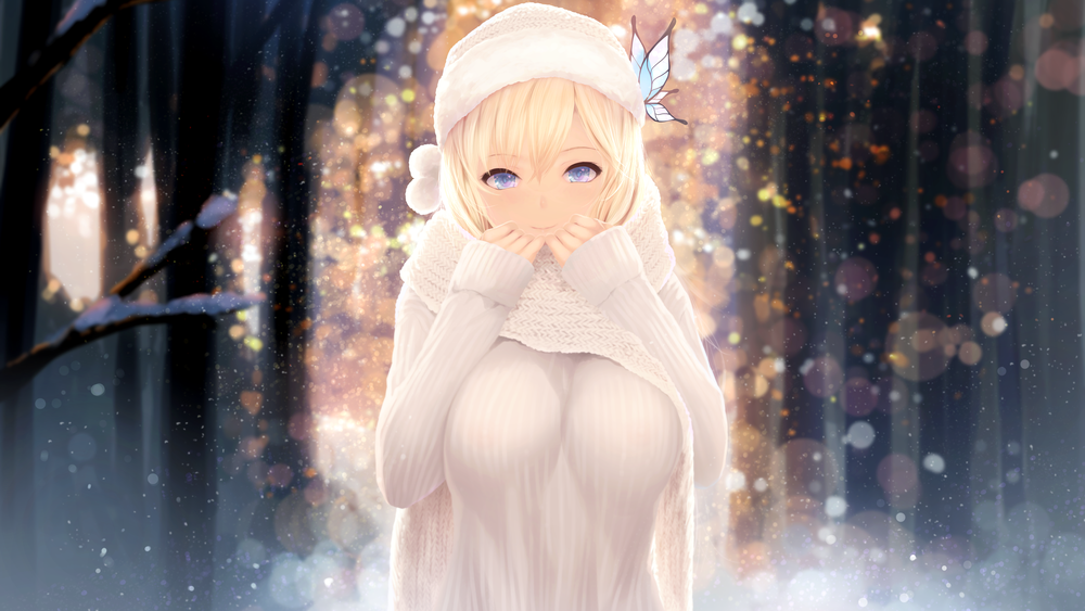 Обои для рабочего стола Sena Kashiwazaki / Сэна Касивадзаки из аниме Boku wa Tomodachi ga Sukunai / У меня мало друзей, by daytonchambers