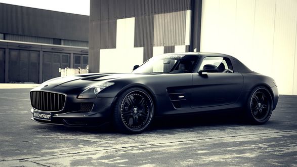 Обои на рабочий стол Kicherer Mercedes-Benz SLS63AMG