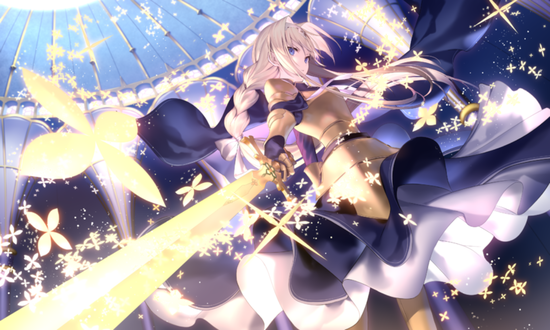 Обои на рабочий стол Alice Synthesis Thirty / Алиса Синтезис Сети из аниме Sword Art Online Alicization / Мастера Меча Онлайн Алисизация