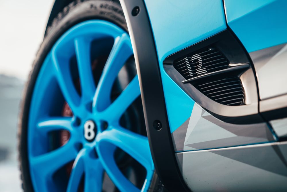 Обои для рабочего стола Bentley показал Continental GT для гонки Ice Race, 2020 года