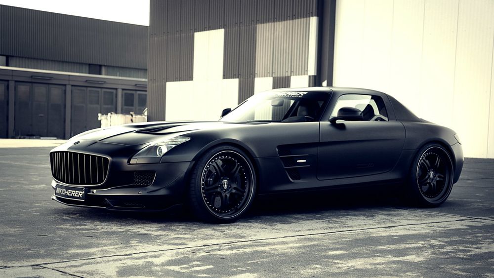 Обои для рабочего стола Kicherer Mercedes-Benz SLS63AMG