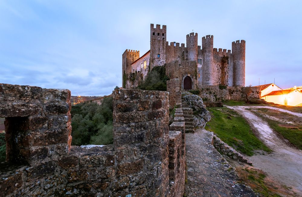 Обои для рабочего стола Замок Obidos, Portugal / Обидуш, Португалия, by Joe Daniel Price