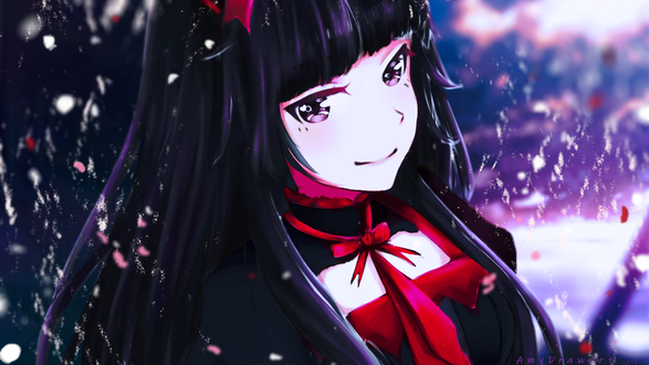 Обои на рабочий стол Rory Mercury / Рори Меркьюри из аниме GateJieitai Kanochi nite, Kaku Tatakaeri / Врата Там бьются наши воины, by AmyDrawArt