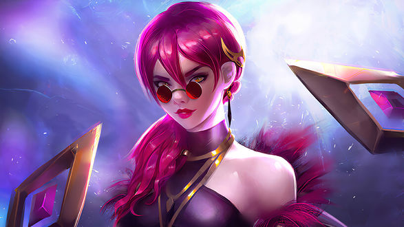 Обои на рабочий стол Evelynn / Эвелинн из игры League of Legends / Лига Легенд, by Nixri