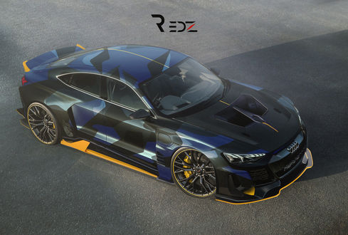 Обои на рабочий стол Авто Audi E-Tron из игры Need For Speed, by Redz