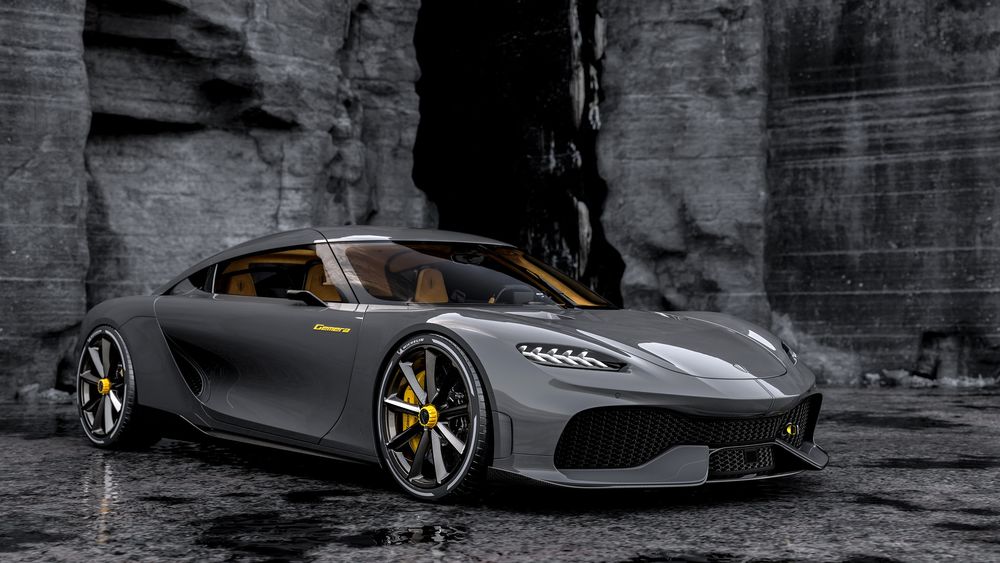 Обои для рабочего стола Один из трехсот совершенно новых Koenigsegg Gemera, 2020 года
