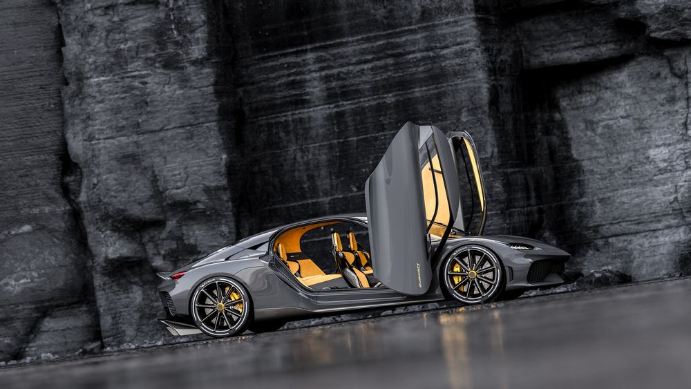 Обои для рабочего стола Один из трехсот совершенно новых Koenigsegg Gemera, 2020 года