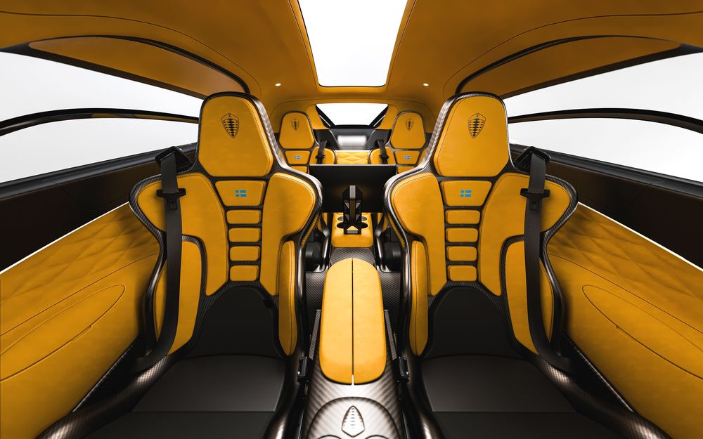 Обои для рабочего стола Один из трехсот совершенно новых Koenigsegg Gemera, 2020 года