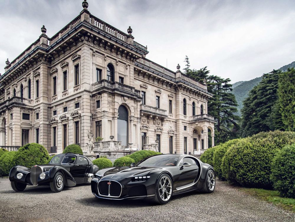 Обои для рабочего стола Ранний концепт проект Bugatti Atlantic с карбоновым монококом, 2015 года