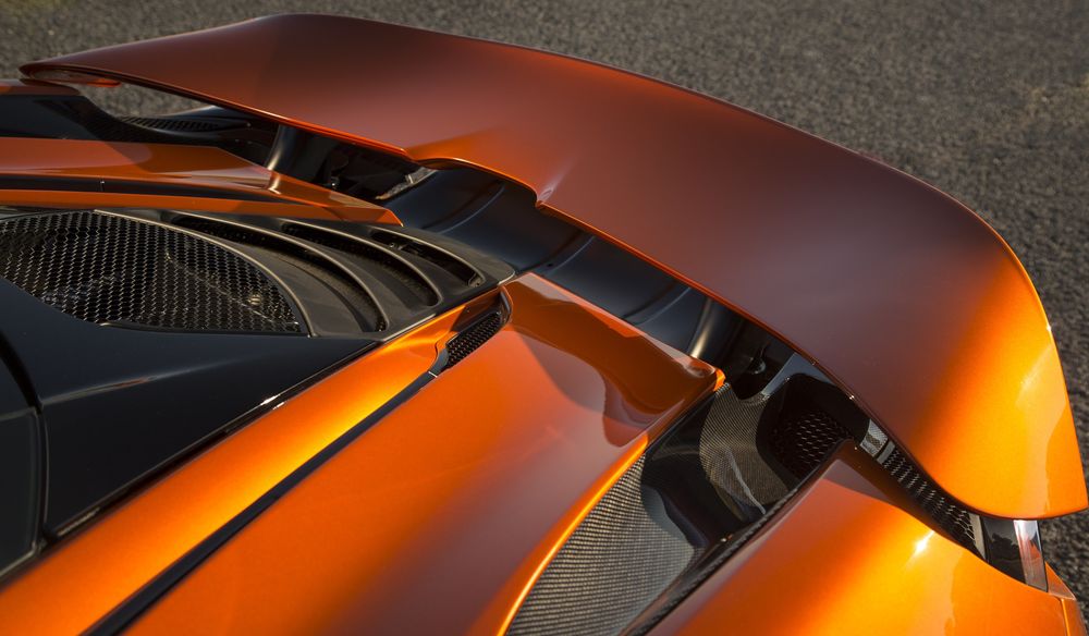 Обои для рабочего стола Новый, купе Azores Orange McLaren 720S, 2018 года