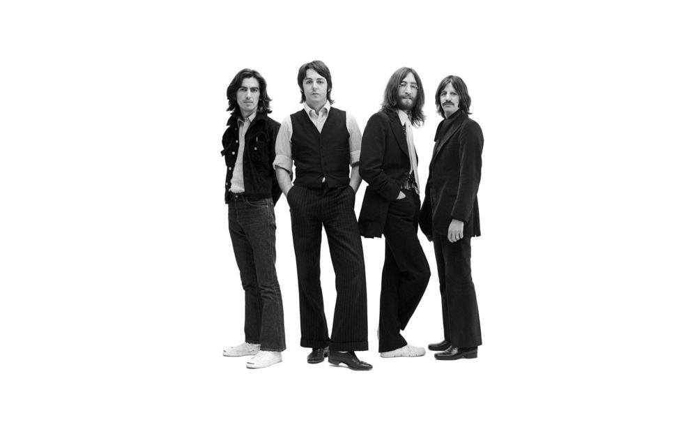 Обои для рабочего стола Легендарная группа The Beatles