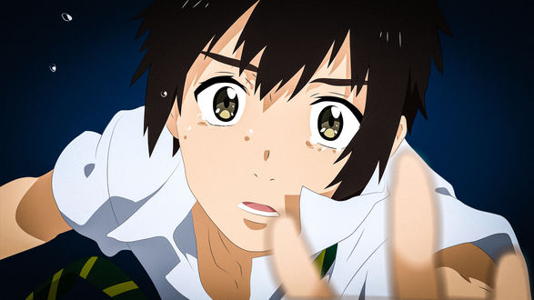 Обои на рабочий стол Taki Tachibana / Таки Татибана из аниме Kimi no Na wa./Твое имя, by MLail
