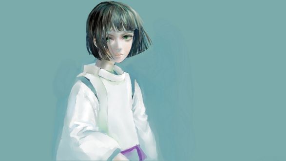 Обои на рабочий стол Хаку / Haku из аниме Унесенные Призраками / Spirited Away