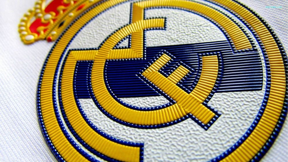 Oboi Logotip Futbolnogo Kluba Real Madrid Ispaniya Na Rabochij Stol