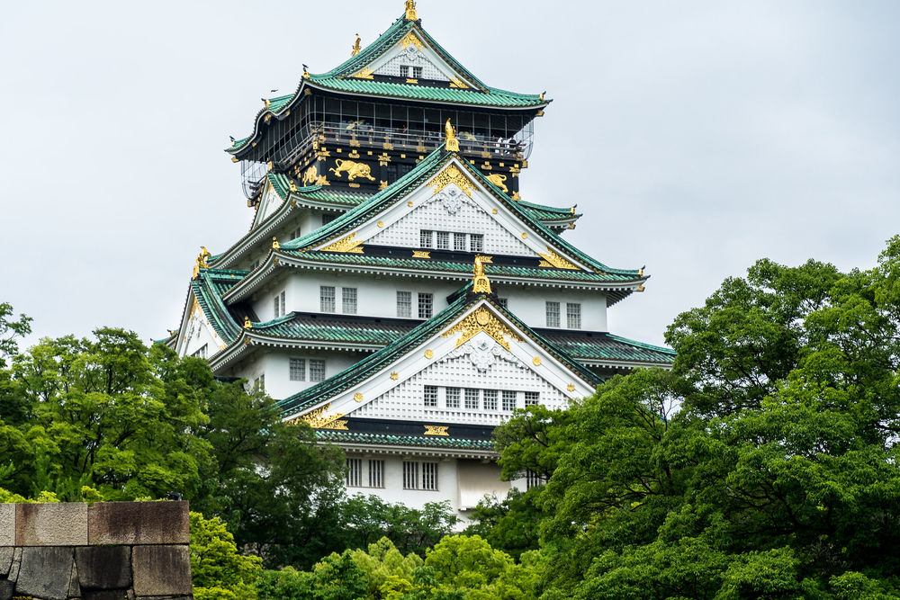Обои для рабочего стола Osaka Castle, Osaka, Japan / Замок Осака, Осака, Япония