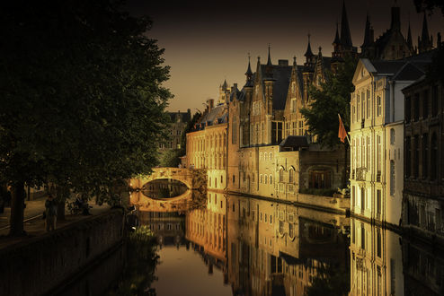 Обои на рабочий стол Отель Brugge, Belgiе / Брюгге, Бельгия, фотограф Nick_Moulds