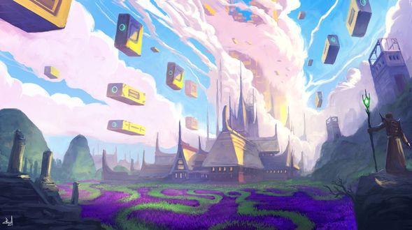 Обои на рабочий стол Заброшенный город, by shahzi00