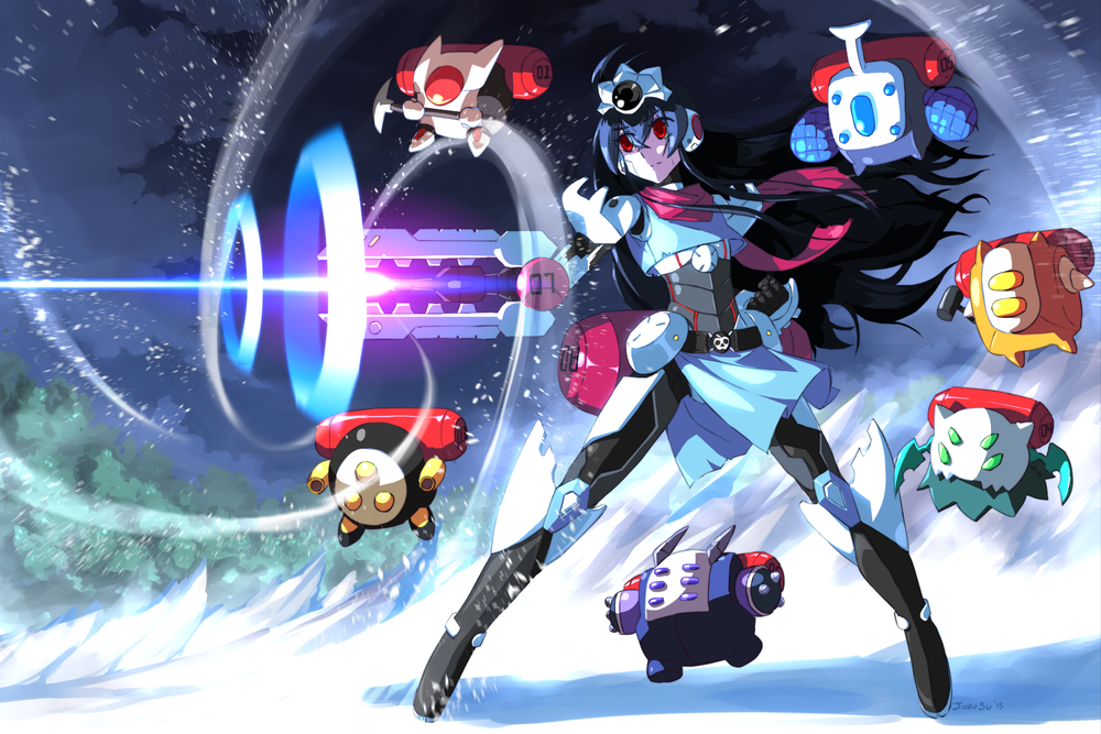 Обои для рабочего стола Персонаж из игры Mega Man X, by JohnSu