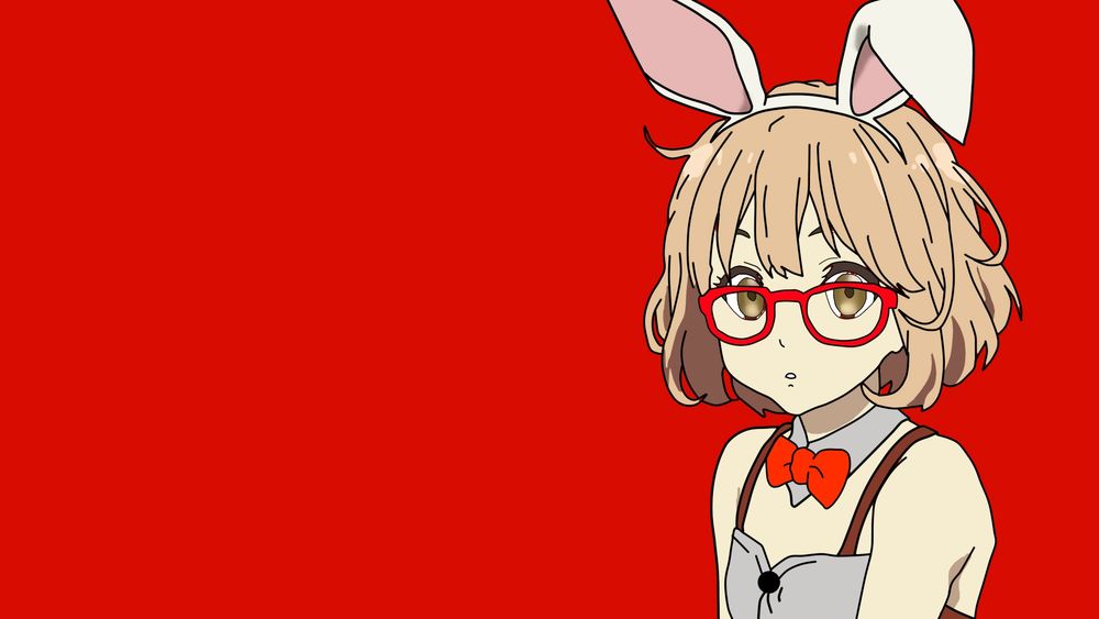 Обои для рабочего стола Мирай Курияма / Mirai Kuriyama из аниме Kyoukai no Kanata / За гранью