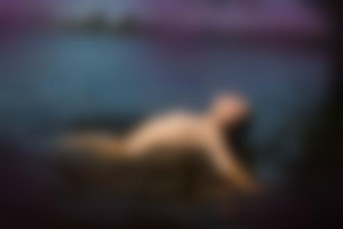 Обои на рабочий стол Девушка в воде, фотограф Тополенко Игорь