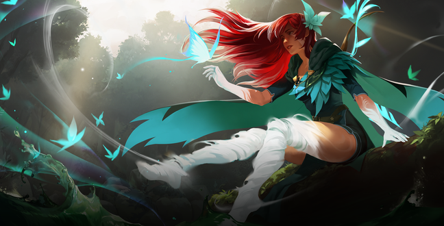 Обои на рабочий стол Персонаж Windranger, компьютерная игра Dota 2
