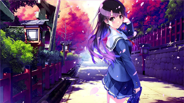 Обои на рабочий стол Megumi Katou / Мэгуми Като из аниме Saenai Heroine no Sodatekata / Как воспитать героиню из обычной девушки