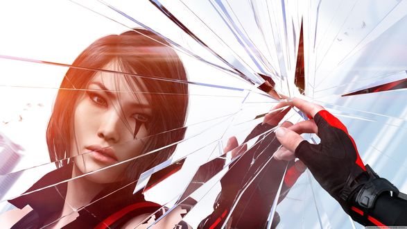 Обои на рабочий стол Fait Connors / Фейт Конорс из игры Mirrors Edge / Catalyst / Зеркальная грань / Катализатор, by Per Haagensen
