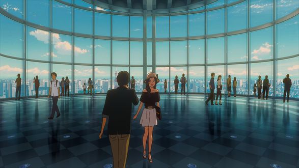 Обои на рабочий стол Люди в Роппонги Хиллз