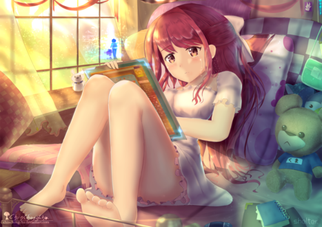 Обои на рабочий стол Rin / Рин из аниме Shelter / Убежище, by chinchongcha