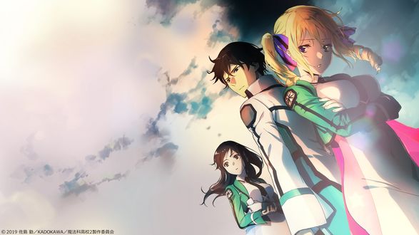 Обои на рабочий стол Персонажи из аниме Непутевый ученик в школе магии / The Irregular at Magic High School