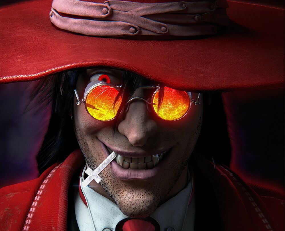 Обои на рабочий стол Alucard/Алукард из аниме Hellsing/Хеллсинг, обои для  рабочего стола, скачать обои, обои бесплатно