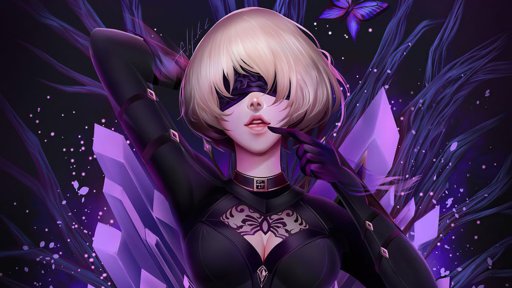 Обои для рабочего стола YoRHa тип A № 2 из игры NieR: Automata, by DeFeNiXx