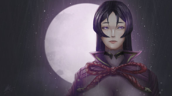 Обои на рабочий стол Minamoto no Raikou / Минамото но Райко, Minamoto no Yorimitsu (Fate) / Минамото но Йоримицу (Судьба), by BlasterIce