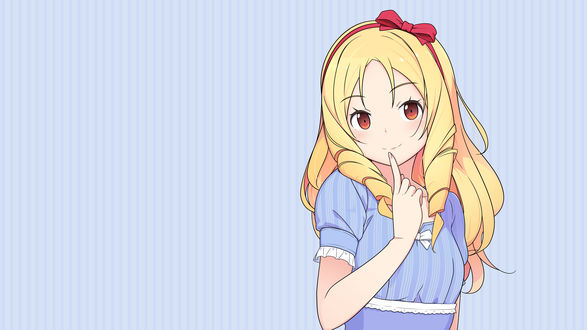 Обои на рабочий стол Elf Yamada / Эльф Ямада из аниме Eromanga-sensei / Эроманга-сэнсэй, by Dekodere