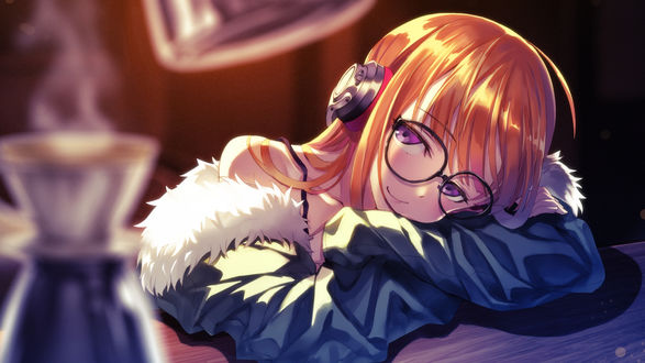Обои на рабочий стол Futaba Sakura / Футаба Сакура арт персонажа из аниме и игры Persona 5