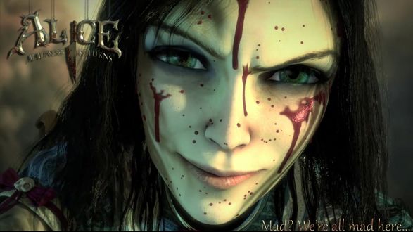 Обои на рабочий стол Видеоигра Alice: Madness Returns / Алиса: Безумие Возвращается Сумасшедший? Мы Все Здесь Сумасшедшие