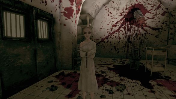 Обои на рабочий стол Алиса в усмирительной рубашке, из игры Alice: Madness Returns / Алиса: Безумие Возвращается