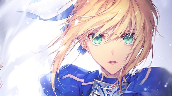 Обои на рабочий стол Saber / Сэйбер - Артория Пендрагон, Fate / stay night / Судьба / Великий Орден, by Nenel-FX