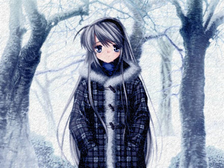 Обои на рабочий стол Tomoyo Sakagami / Томое Сакагами из аниме Кланнад / Clannad