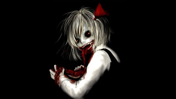 Обои на рабочий стол Румия / Rumia из игры Проект «Восток» / Touhou Project