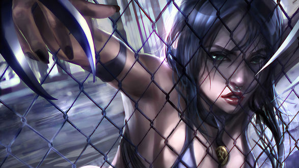 Обои на рабочий стол Laura Kinney-X-23 / Лаура Кинни-Икс-23 из комикса компании Марвел / Marvel, автор Ivan Tao
