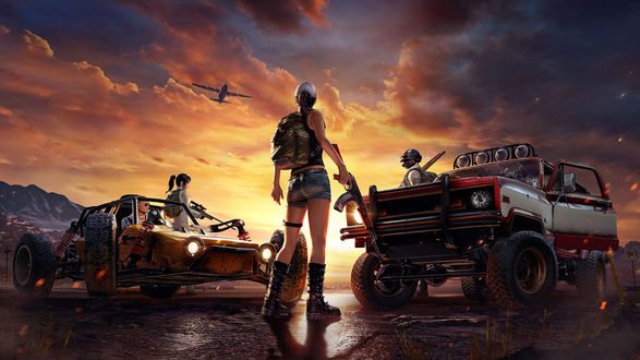 Обои на рабочий стол Художественный арт из видеоигры PUBG (Playerunknowns Battlegrounds)