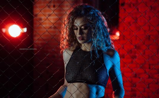 Обои на рабочий стол Модель Алеся Селина / Alesya Selina, фотограф Женя Стопа / Zhenya Stopa