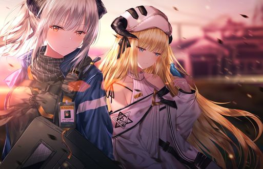 Обои на рабочий стол Liskarm, Nightinggale из видеоигры Arknights, by Junpaku Karen