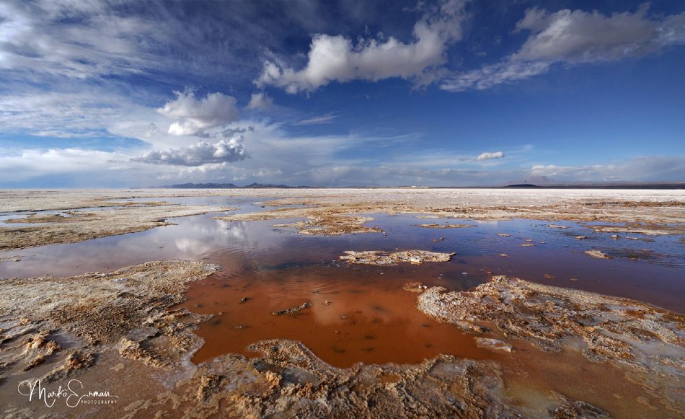 Обои для рабочего стола Multicoloured lagoons / разноцветная лагуна, by Marko Erman